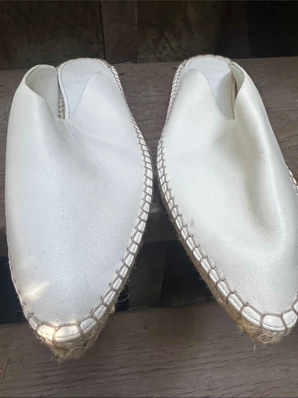 Staud Pointed Toe Espandrille Platform Shoes